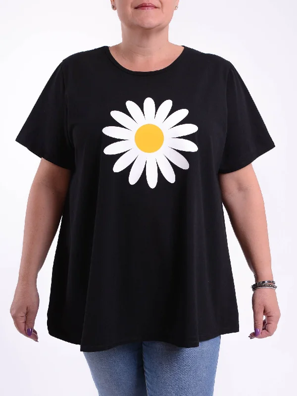 Basic Cotton Swing T Shirt - Round Neck 10516 BIG DAISY