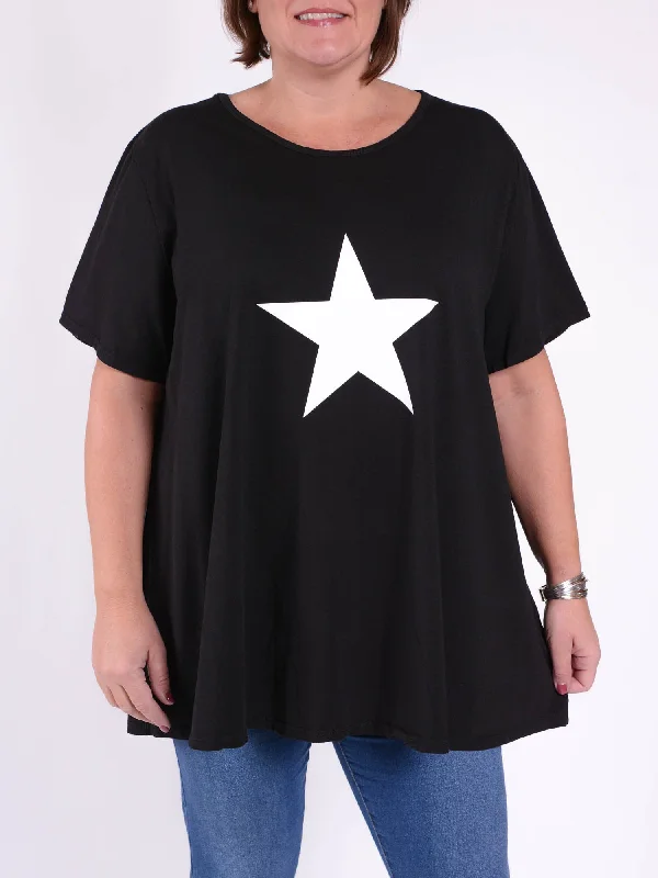 Cotton Short Sleeve Swing T Shirt - 10516 STAR