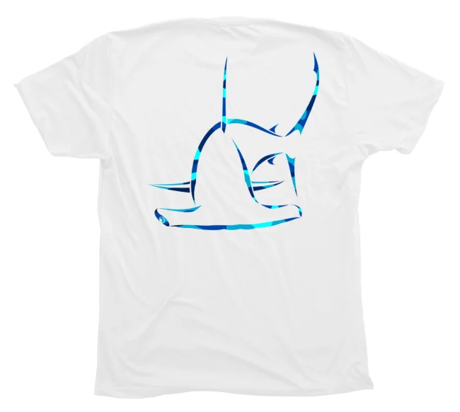 Great Hammerhead Shark T-Shirt [Water Camo]