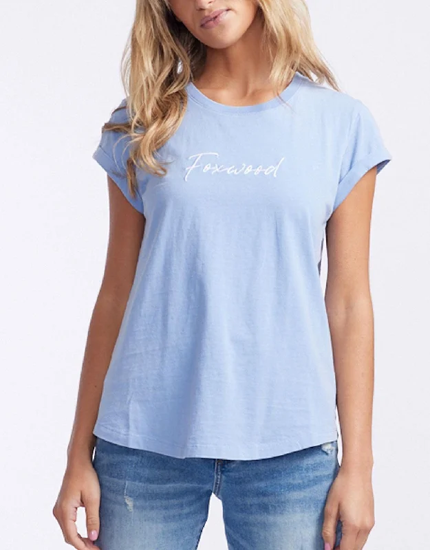 Signature Tee - Light Blue