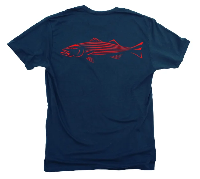 Striped Bass T-Shirt [Navy]