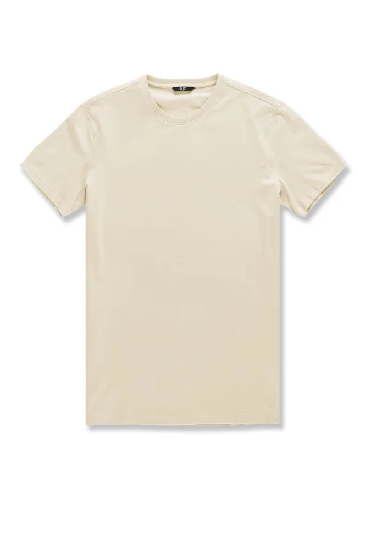 Big Men's Premium Crewneck T-Shirt (Cream)