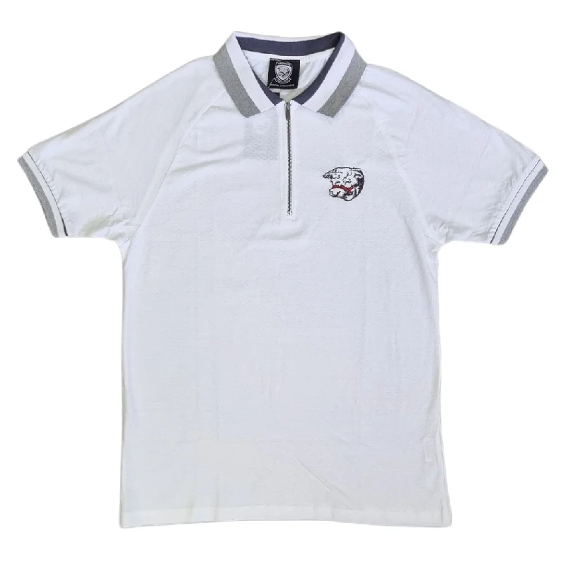 Cotton Zip Polo