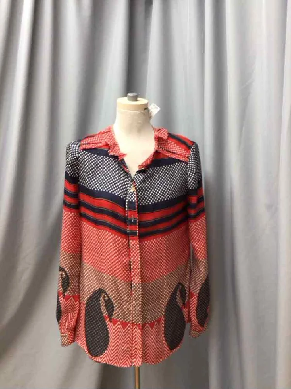 TORY BURCH SIZE 8 Ladies BLOUSE