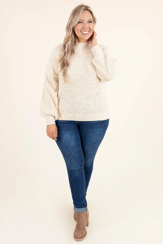 Affectionately Yours Sweater, White