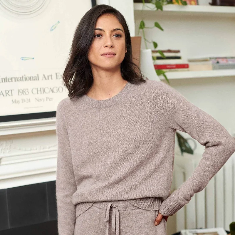 Cashmere Crewneck Sweatshirt (Oak Heather)