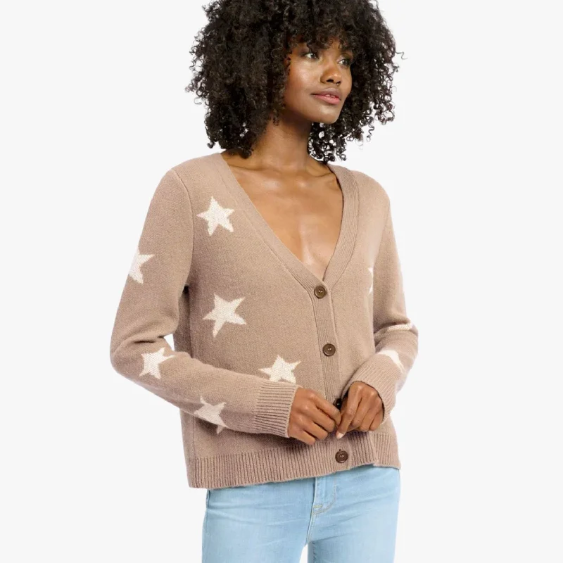 Celestine Cardigan (Chestnut)