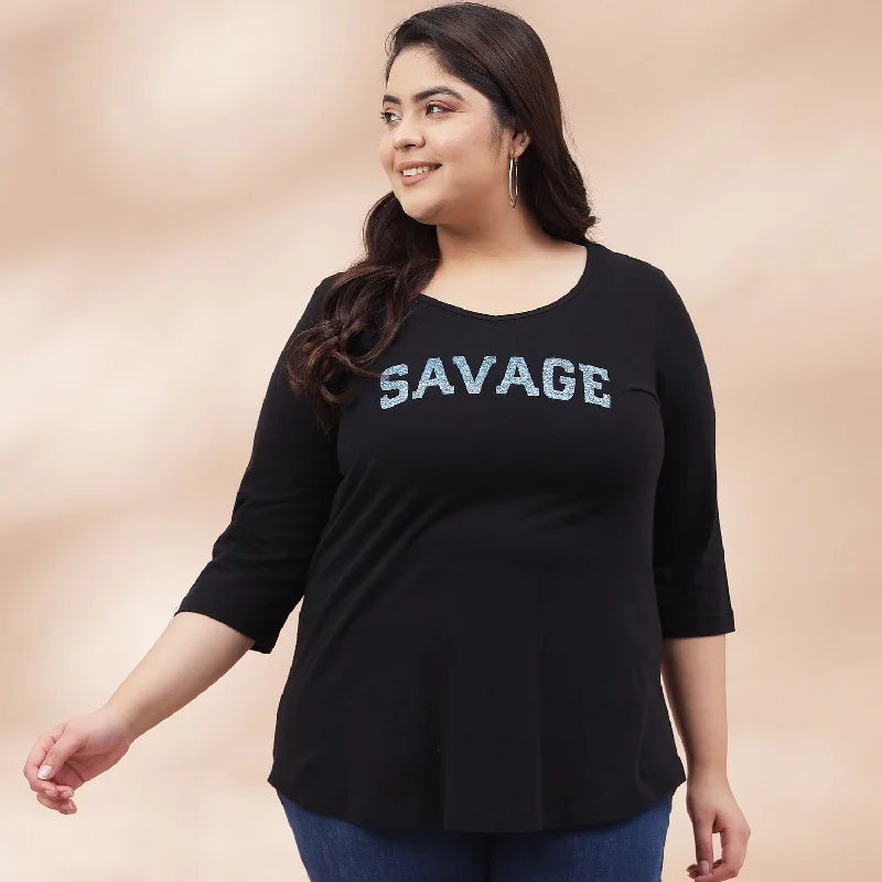 Savage Black Tshirt