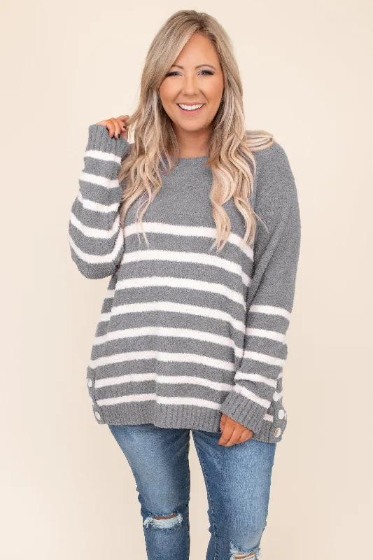 Series Of Notes Sweater, Grey