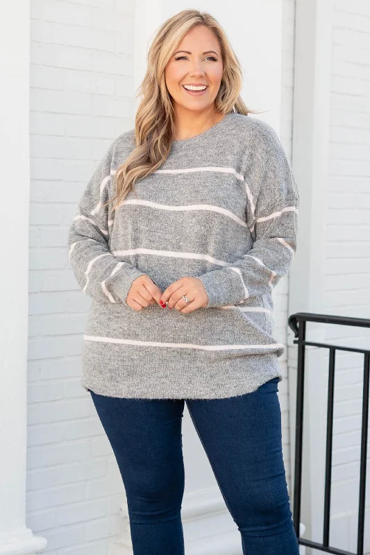 Slumber Party Sweater, Gray