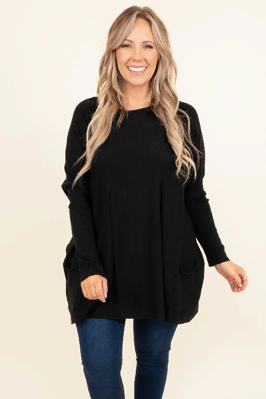 The Thrill Of The Day Sweater, Black