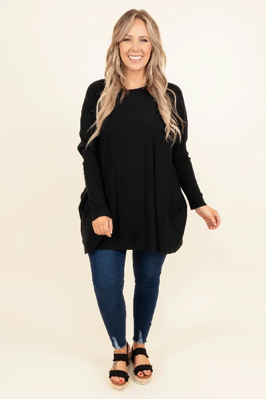 The Thrill Of The Day Sweater, Black