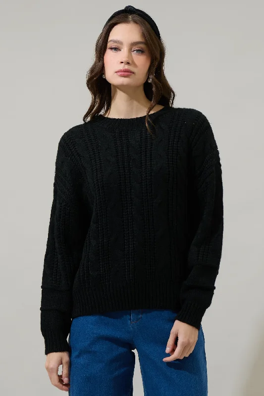 Brielle Dropped Sleeve Sweater