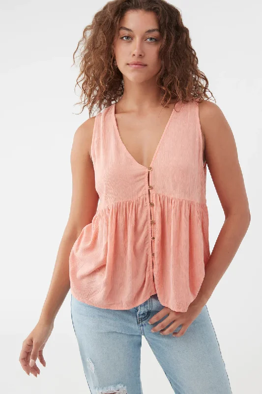 Oneill Chrystie Women's Top - Peach