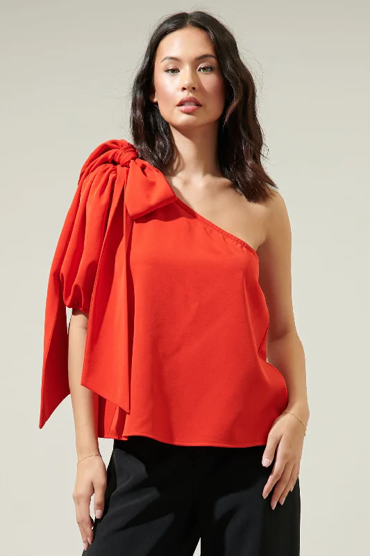 Renee One Shoulder Blouse